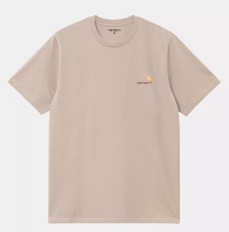 Футболка Carhartt I029956 SS American Script fleur de sel_3
