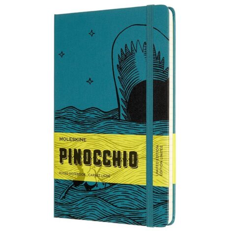 Moleskine Large Pinocchio The Dogfish линейка т зел 84321