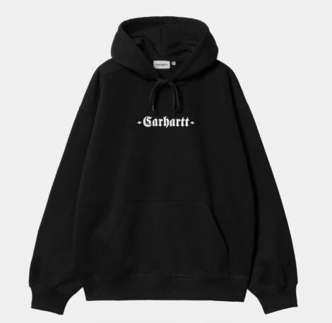 Толстовка Carhartt I034416 Hooded Greatest Hits Sweat black white_3