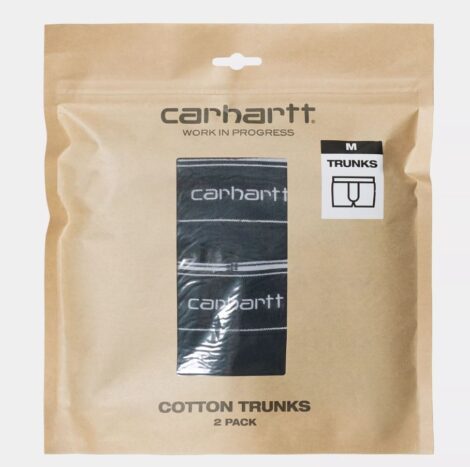 Трусы Carhartt I029375 Cotton Trunks black black 2шт_уп_2