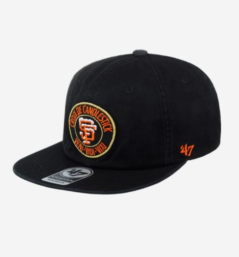 Бейсболка 47BRAND GOLDMERROW CAPTAIN San Francisco Giants x Thrasher BX-GLDMR102GWP-BK Black_2