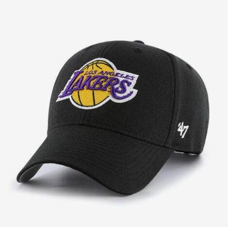 Бейсболка 47BRAND MVP Los Angeles Lakers K-MVP12WBV-BKB Black