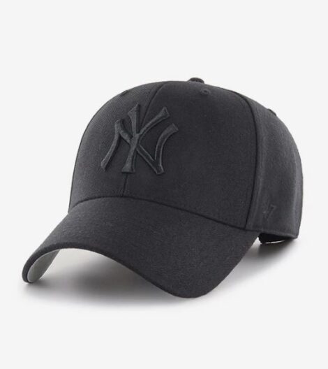 Бейсболка 47BRAND MVP New York Yankees B-MVP17WBV-BKM Black&black