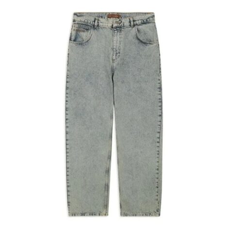 Джинсы ОКТЯБРЬ CLASSIC Denim-LTBLUBLE Regular light blue bleached
