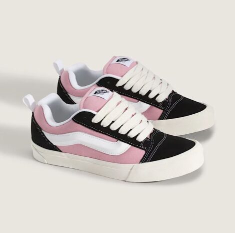Кеды VANS Knu SKOOL VN000D22B9P Color Blocking black pink_1
