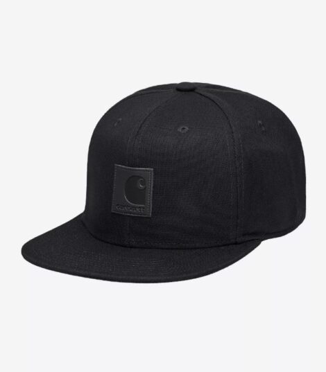 Кепка Carhartt I023099 Logo Cap black white